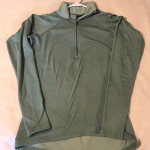 Patagonia Capilene green 1/4 zip pullover Size M